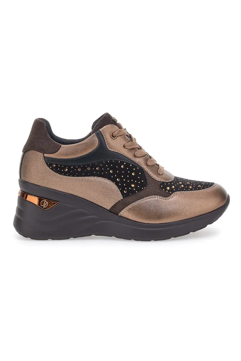 Sneakers Bronzo con Strass Inblu IN401019
