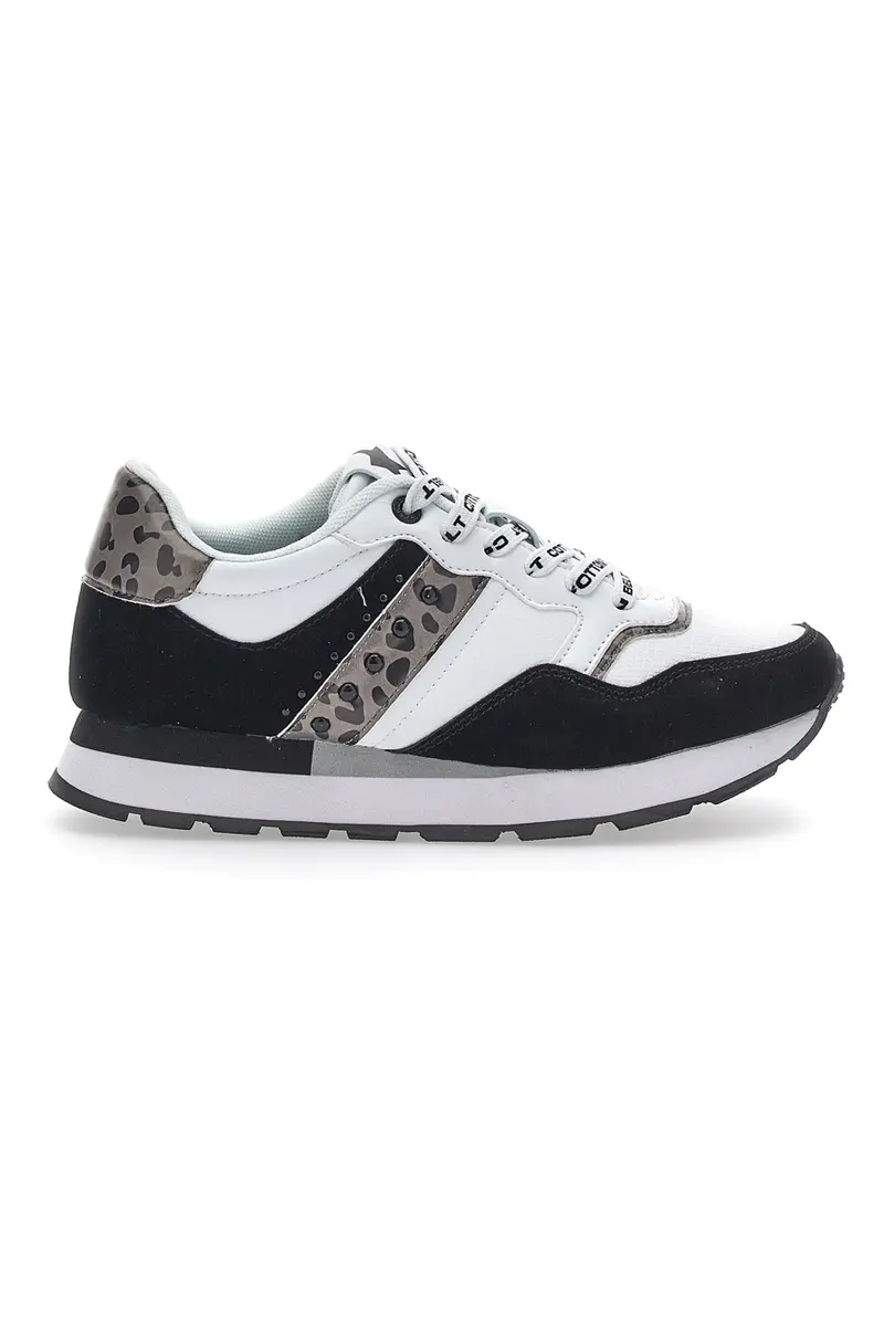 Sneakers Cotton Belt Lunar Bianche/Nere