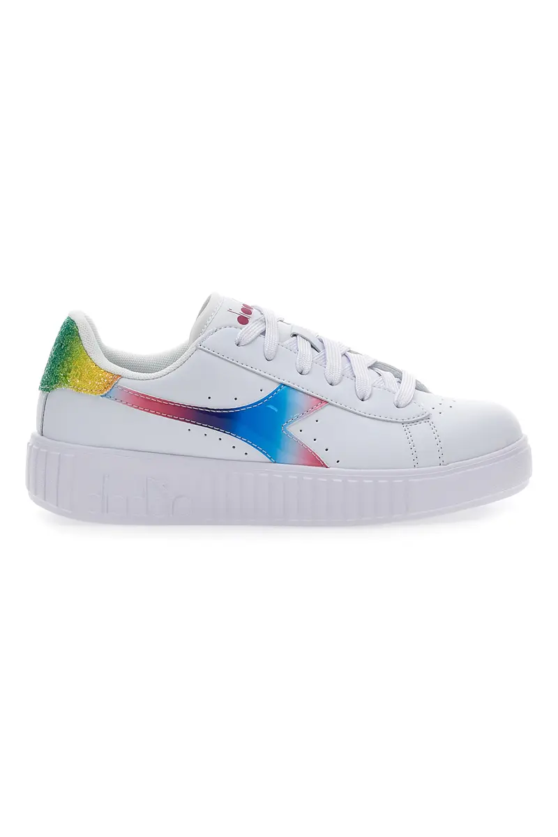 Sneakers Diadora Game Step Bloom GS Bianche