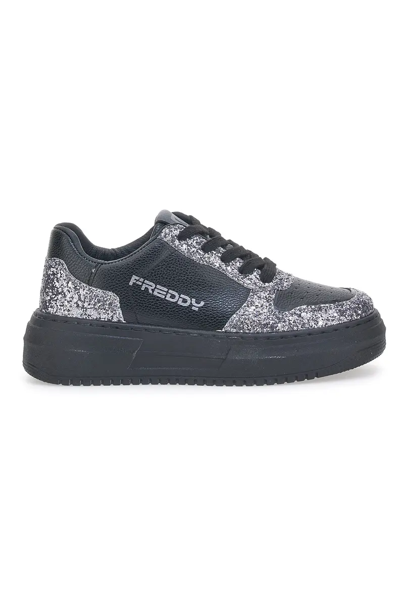 Sneakers Freddy 8753 Nere e Argento