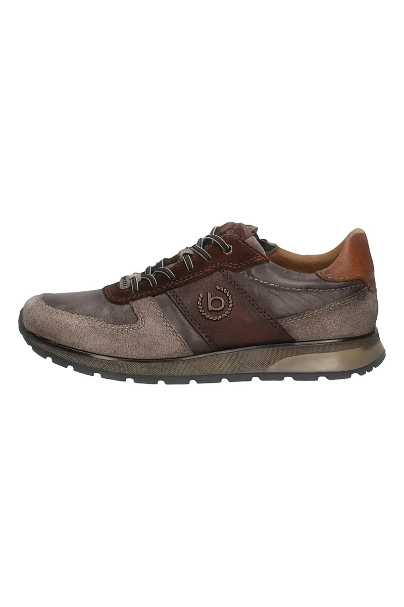 Sneakers marroni in vera pelle Bugatti 331APA041441