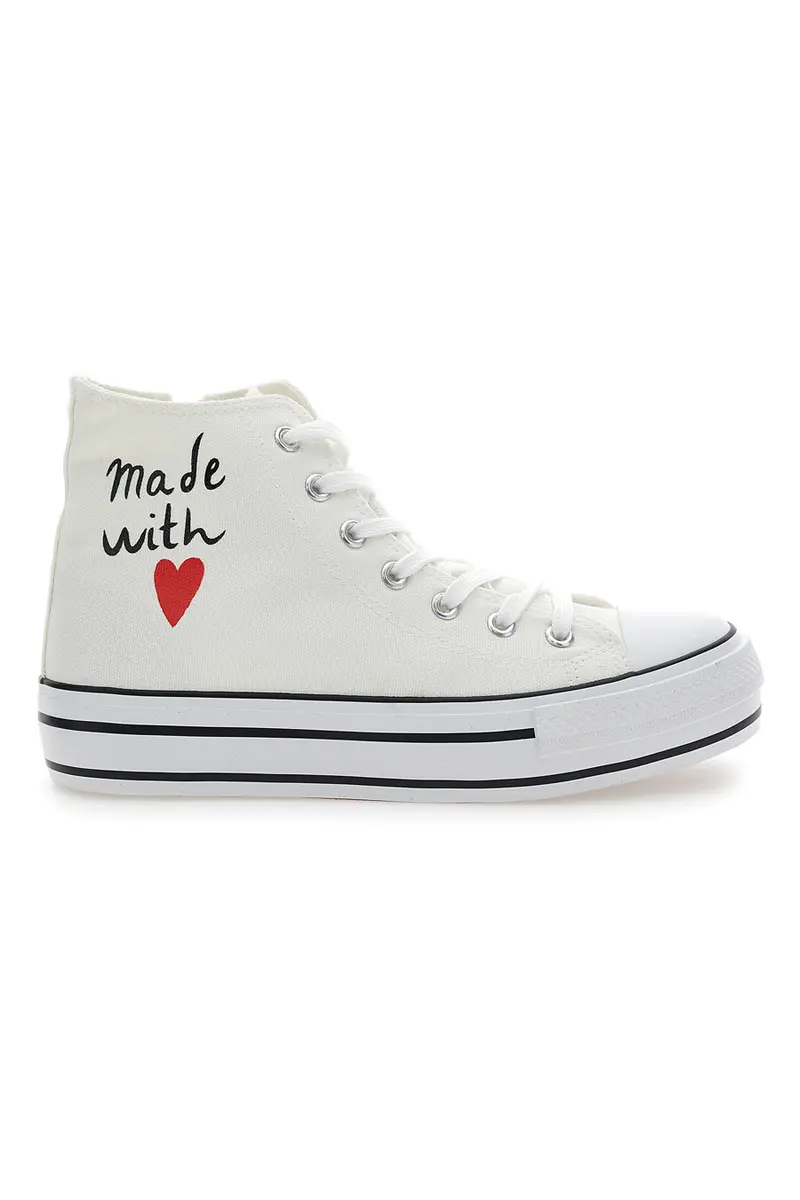 Sneakers Mid Cut Bianche Energy 112