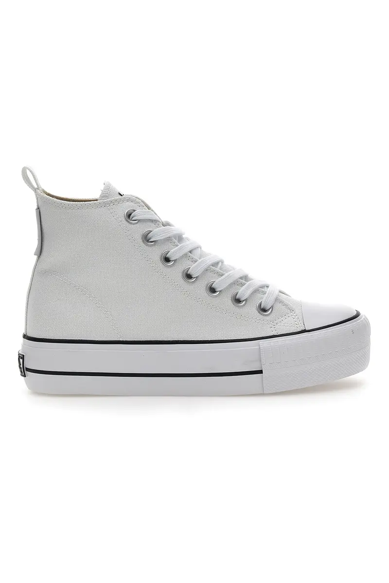 Sneakers Mid-Cut British Knights Kaya Platform Bianche