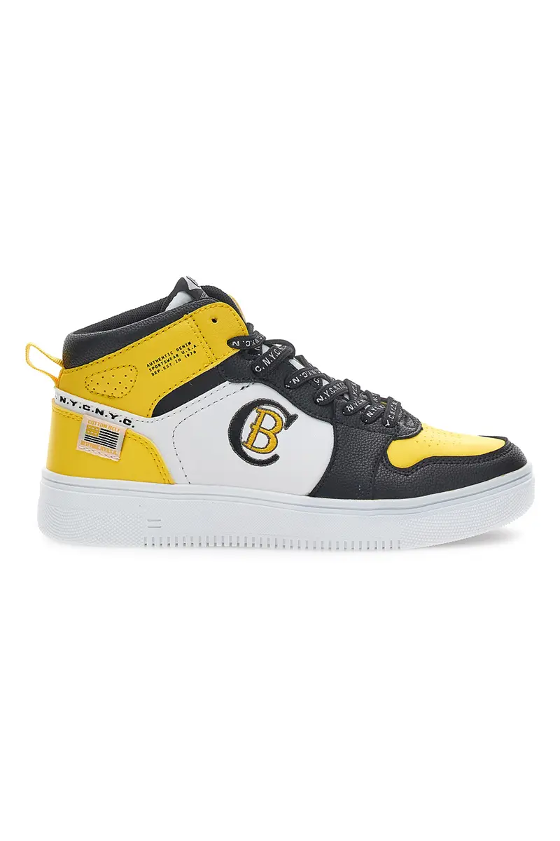 Sneakers Mid Cut Cotton Belt Karim Gialle