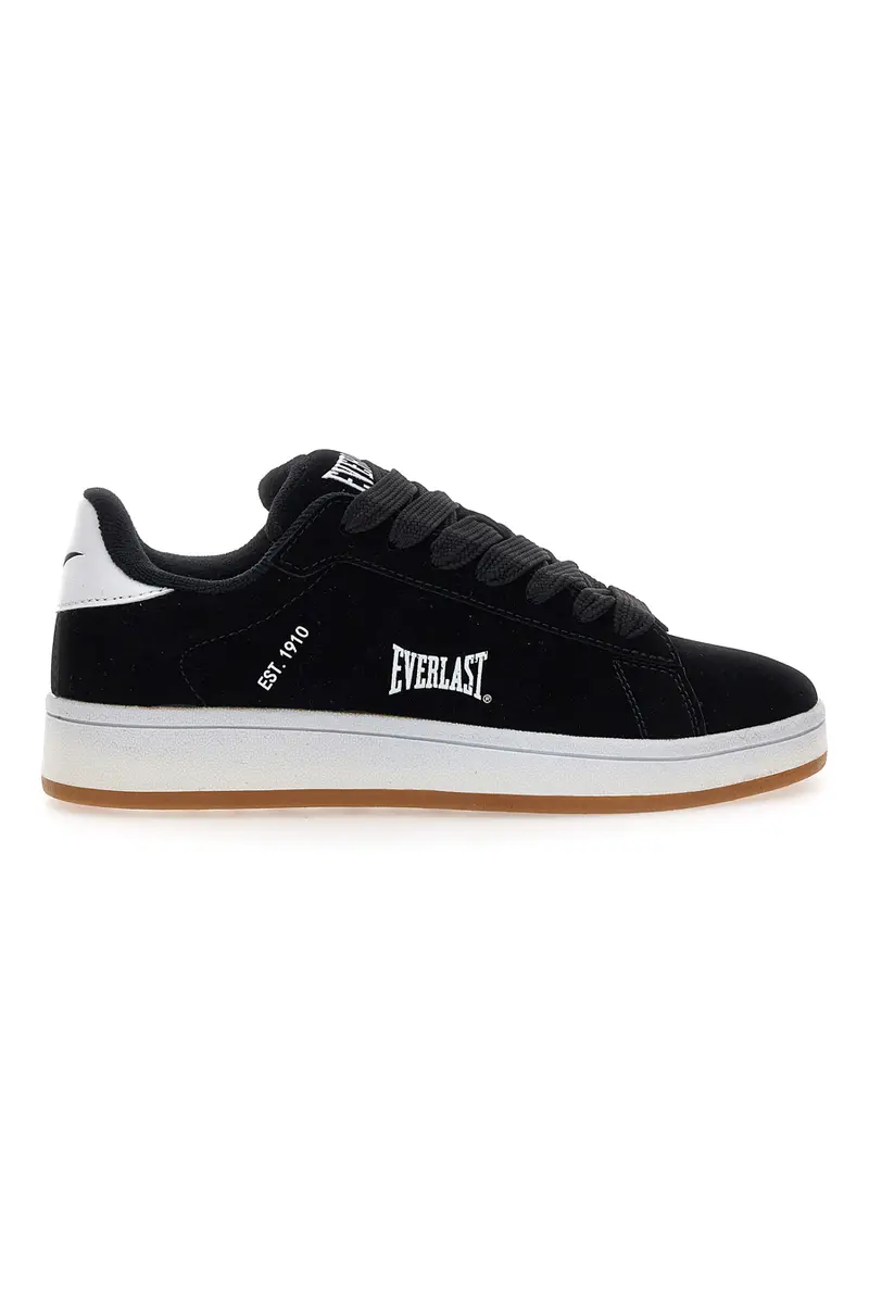 Sneakers nere con effetto velluto e profilo bianco Everlast EV087