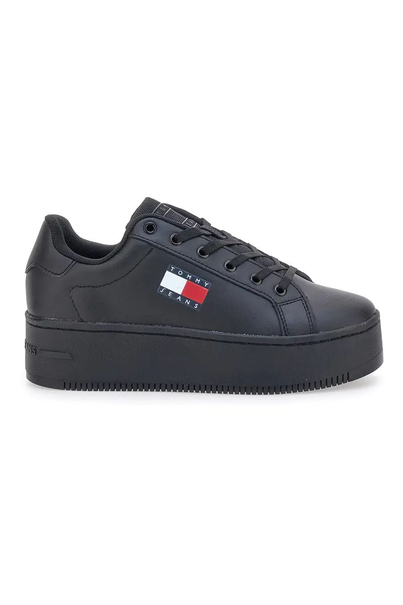 Sneakers Nere Con Flatform TOMMY HILFIGER FLATFORM ESS