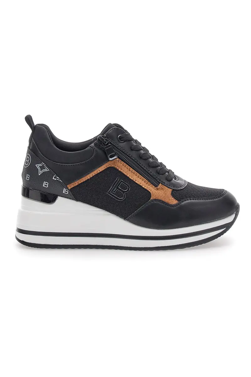 Sneakers Nere con Lacci e Cerniera Laura Biagiotti 8725m da Donna