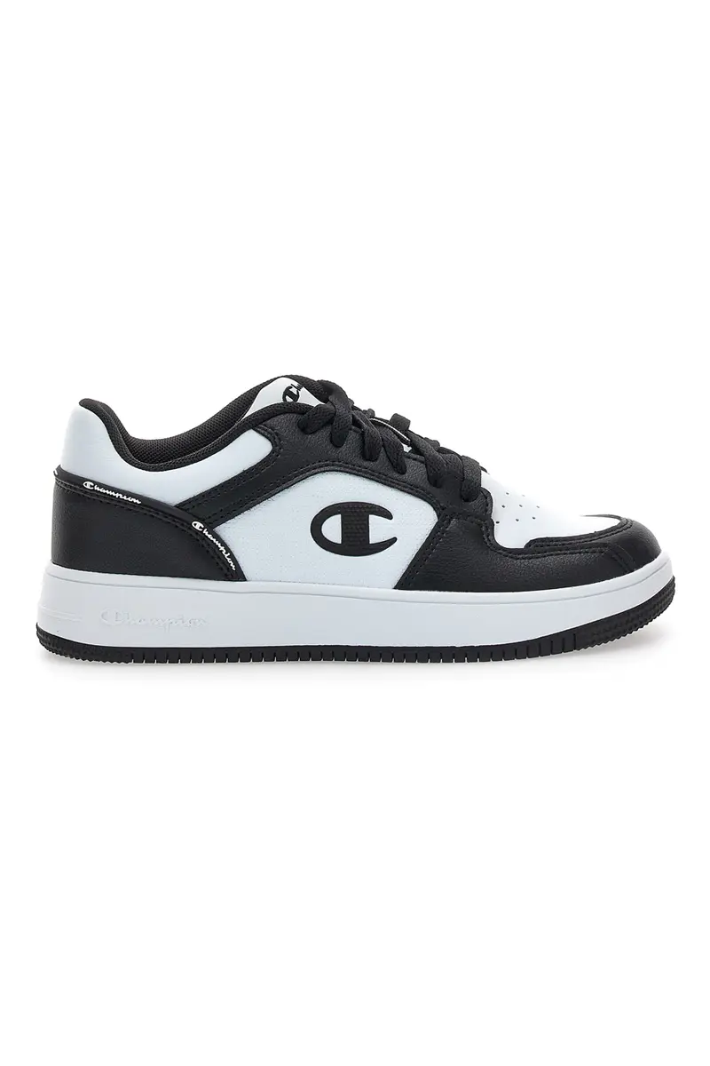 Sneakers nere e bianche con logo laterale Champion RD18 2.0 Low B GS