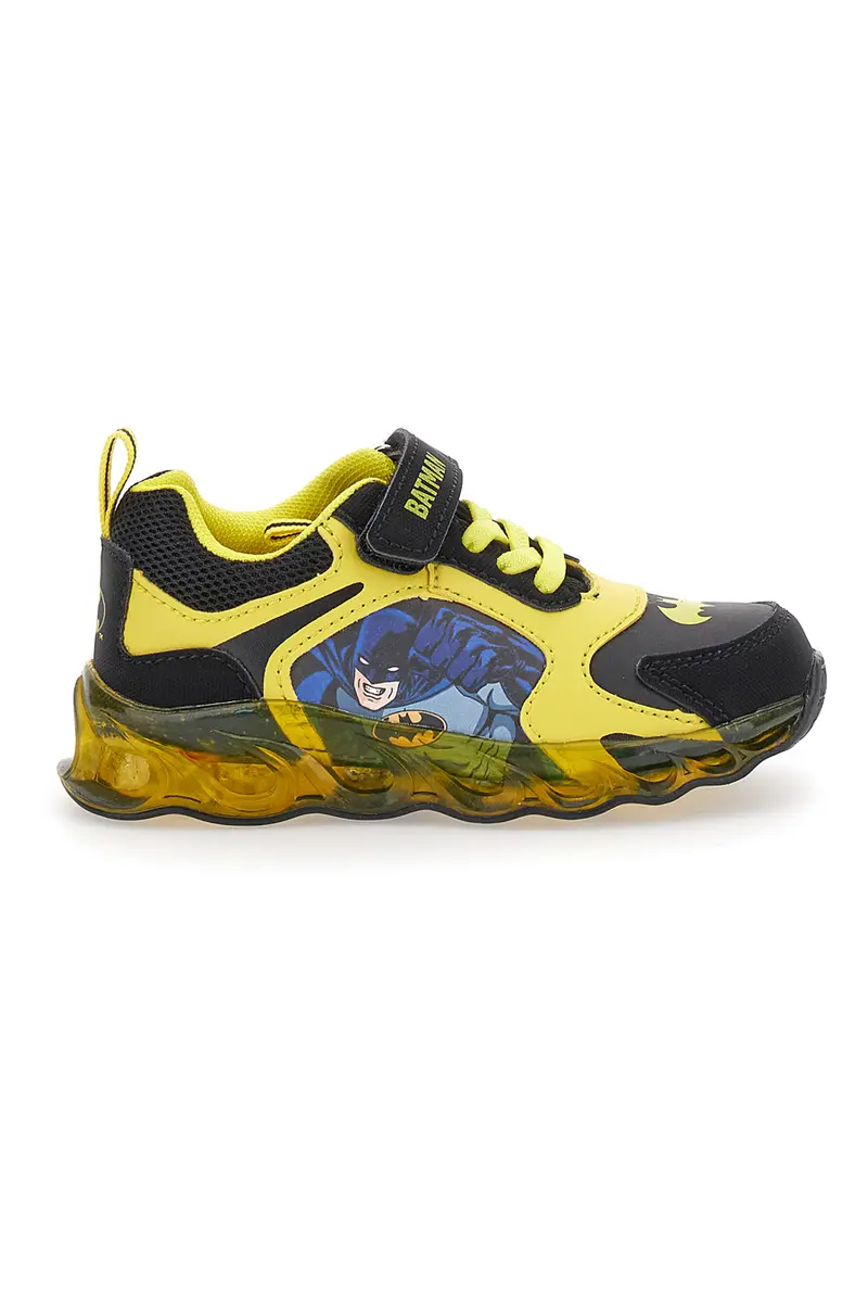 Sneakers Nere e Gialle Con Luci Disney Batman 1020193S01