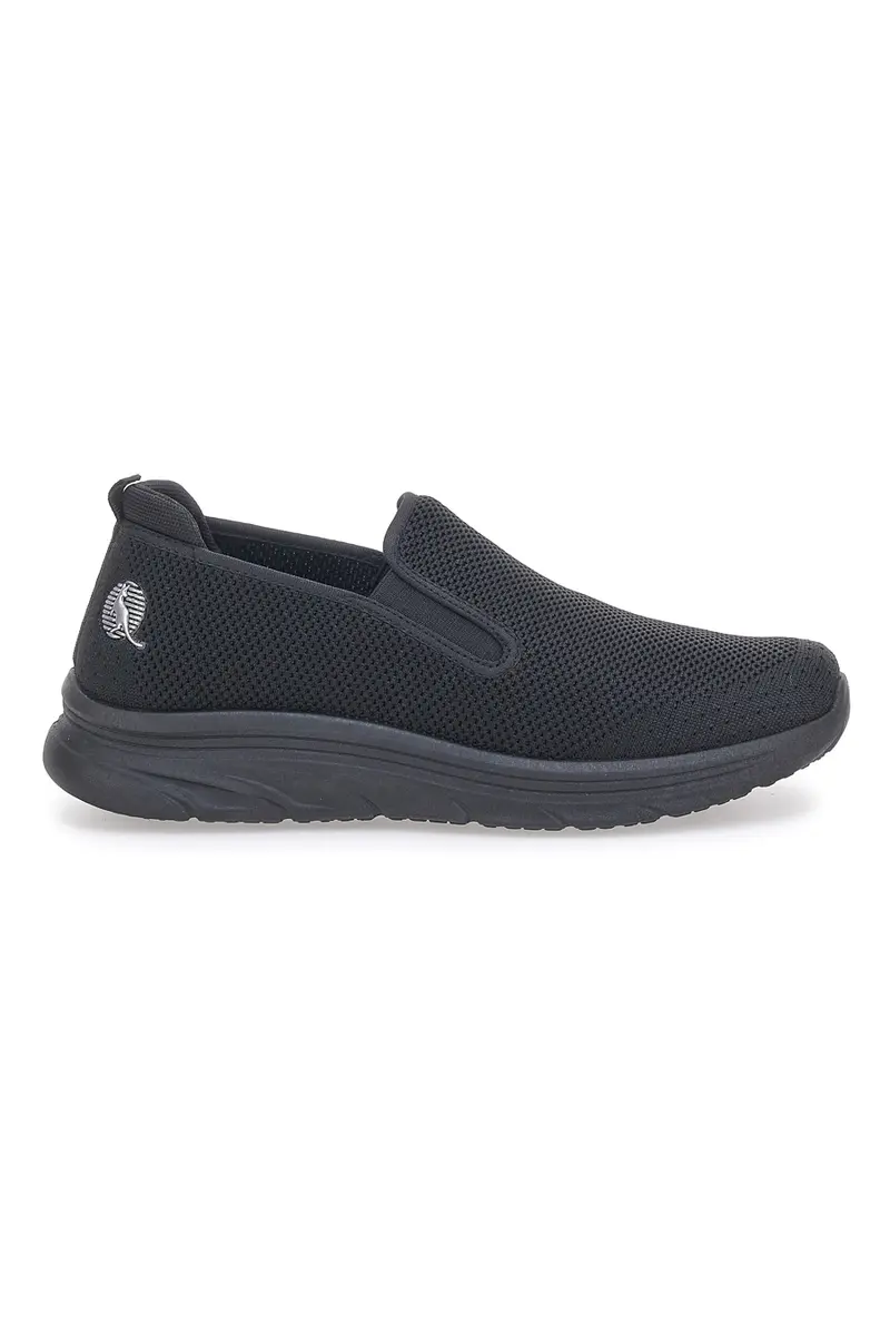 Sneakers Nere Slip On con Tomaia in Mesh CANGURO CA1232