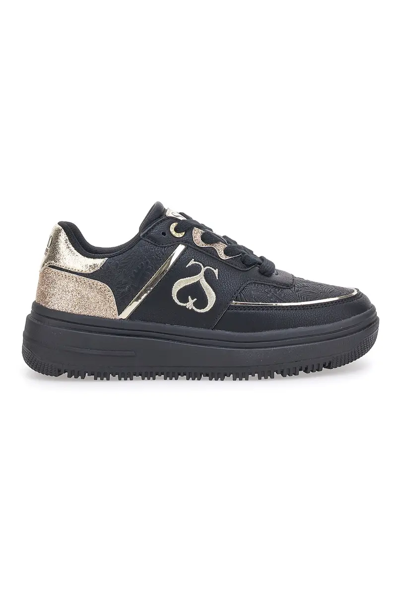 Sneakers Nere Soprani Sport City Mirror Glitter