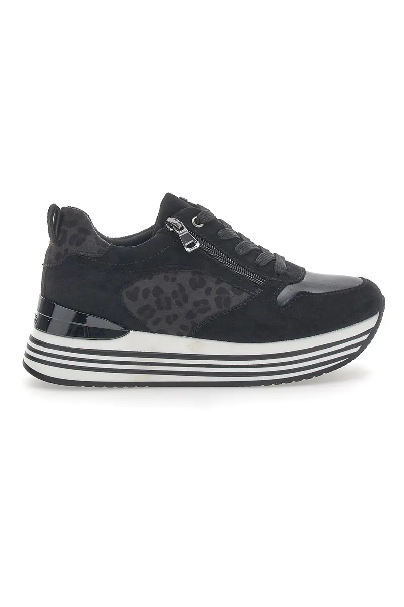 Sneakers Platform Inblu 353 IN Nere
