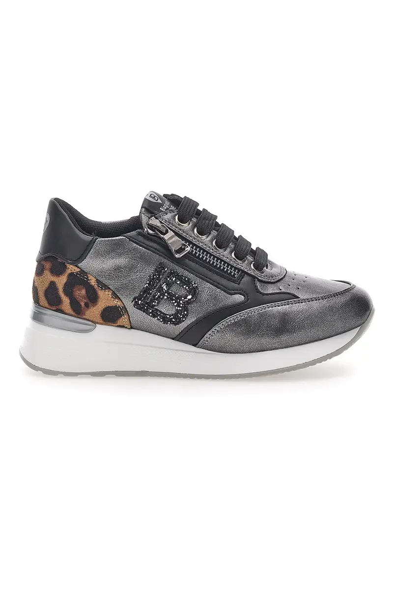 Sneakers Platform Laura Biagiotti 8770 Piombo
