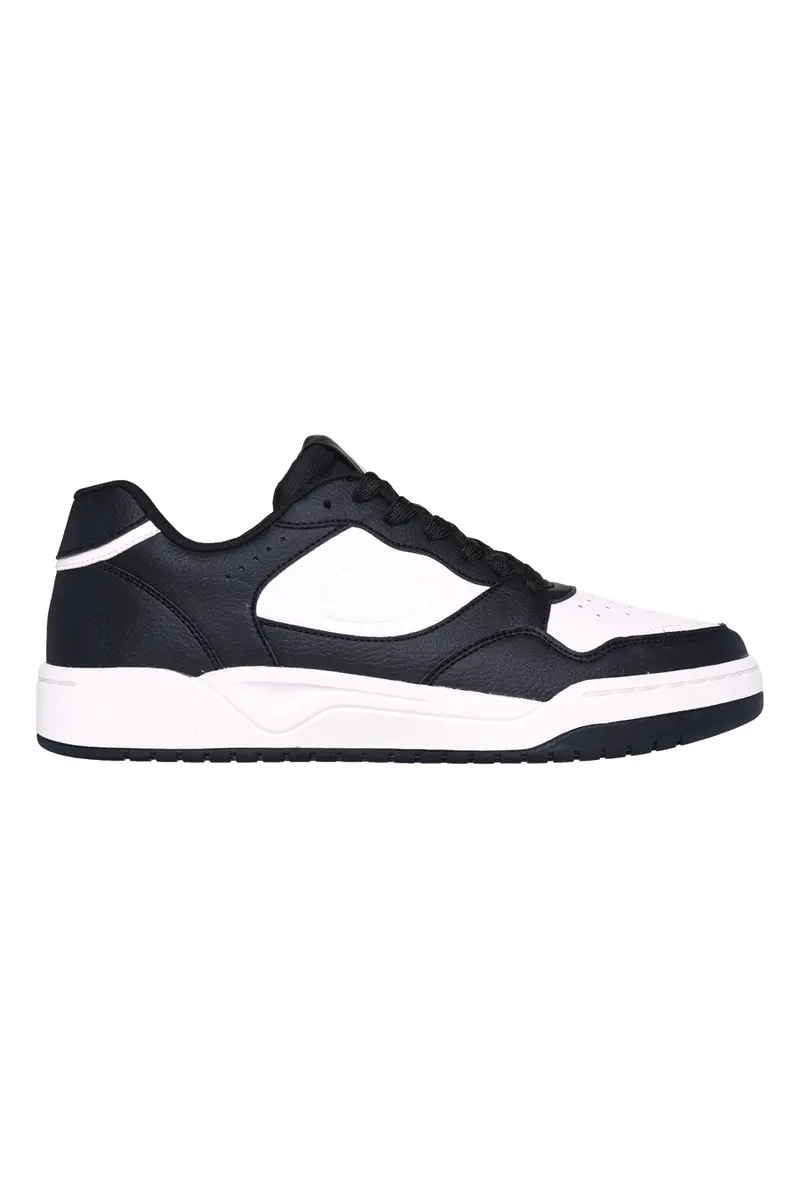 Sneakers Skechers Koop-Volley Low Varsity Nere-Bianche