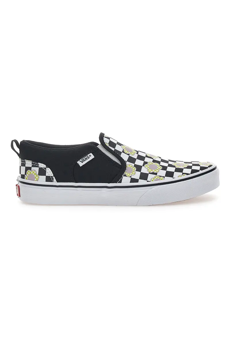 Sneakers Slip-on Vans Asher Nere e Bianche