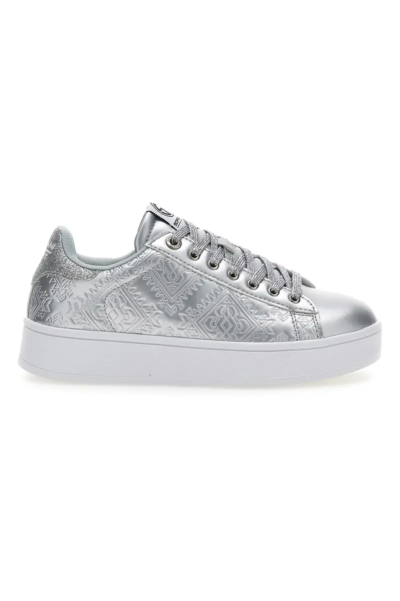 Sneakers Soprani Etnic Fantasy Argento