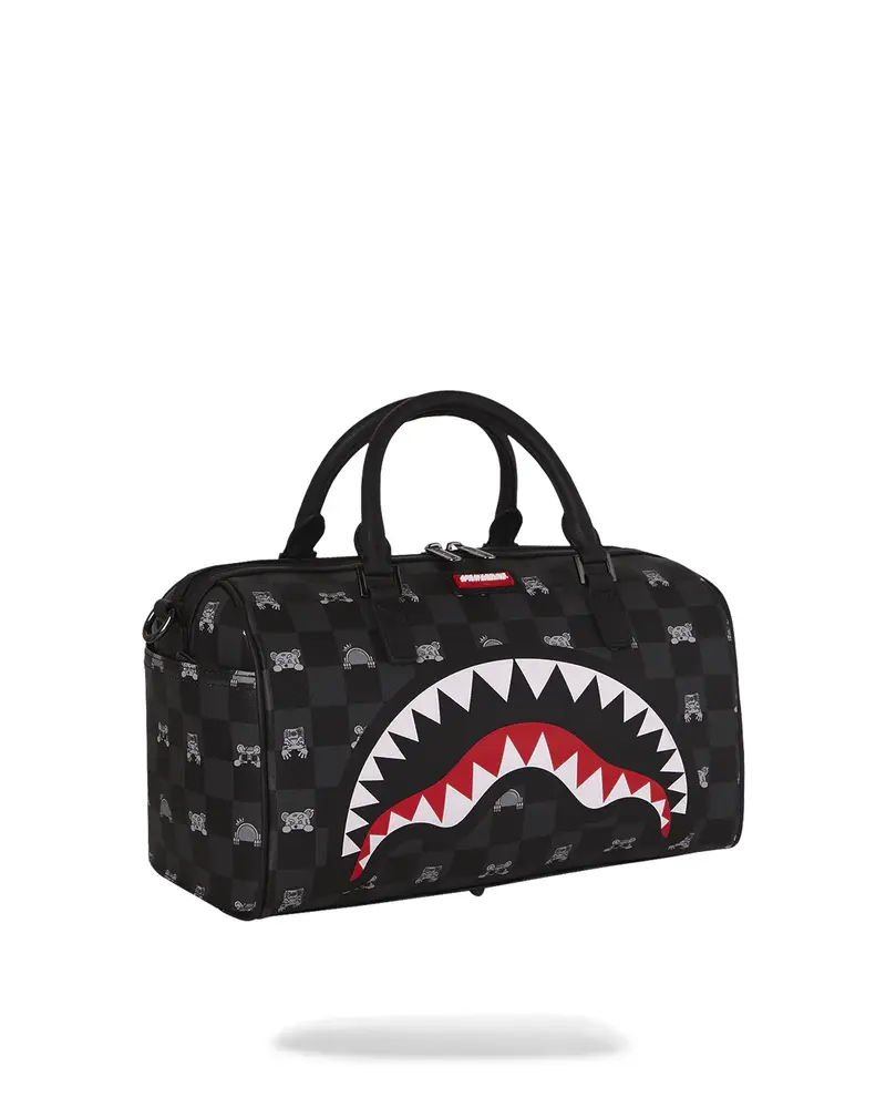 SPRAYGROUND BORSA MININ DUFFLE CHARACTER CHECK D8911