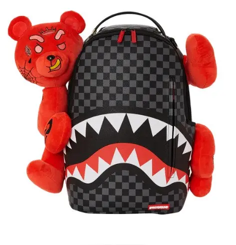SPRAYGROUND DIABLO BEARHUG BEAR BACKPACK B5033