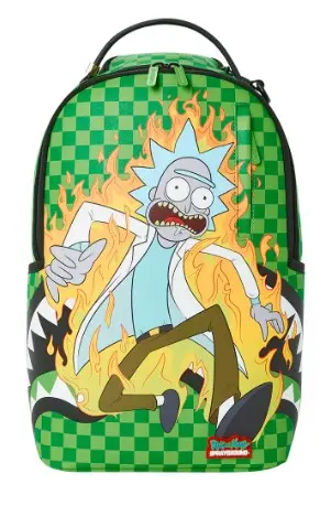 SPRAYGROUND FIRE RICK SHARKMOUTH BACKPACK B4907
