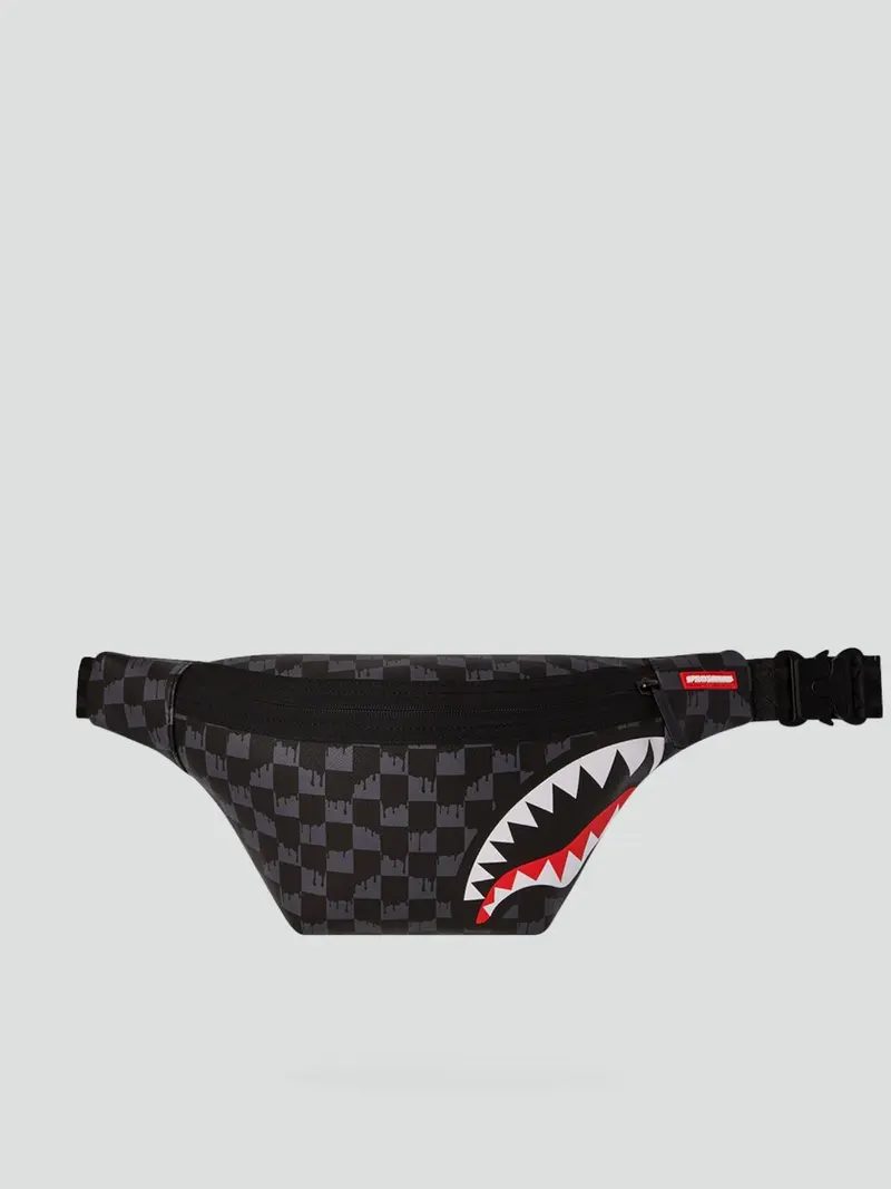 SPRAYGROUND MARSUPIO CHECK SHARK CON LOGO ICONICO B6573