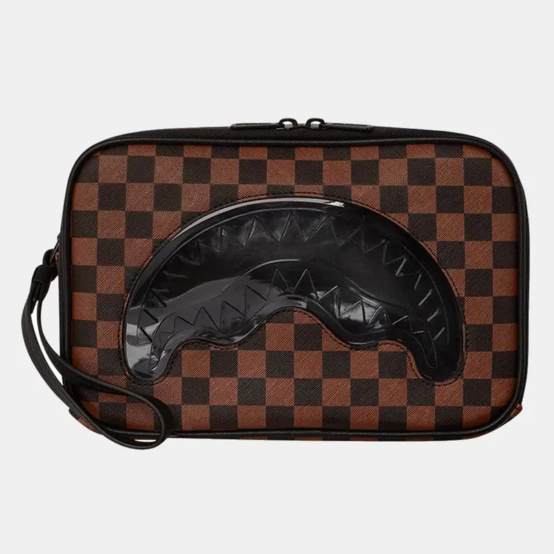 SPRAYGROUND POCHETTE CLEAR CON LOGO ICONICO B6516
