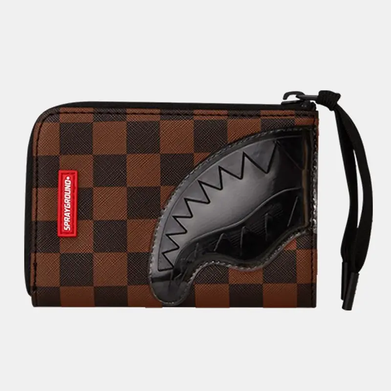 SPRAYGROUND PORTAFOGLI CLEAR CON LOGO ICONICO W6517