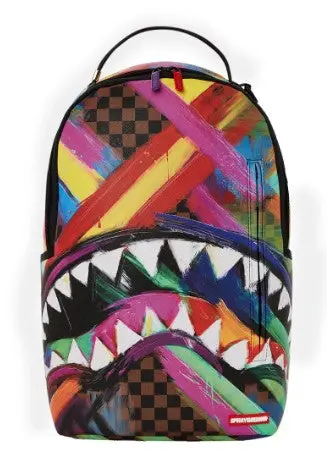SPRAYGROUND SHARKS IN PAINT BACKPACK B5150