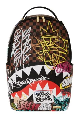 SPRAYGROUND TAGGED UP SHARKS IN PARIS BACKPACK B5119