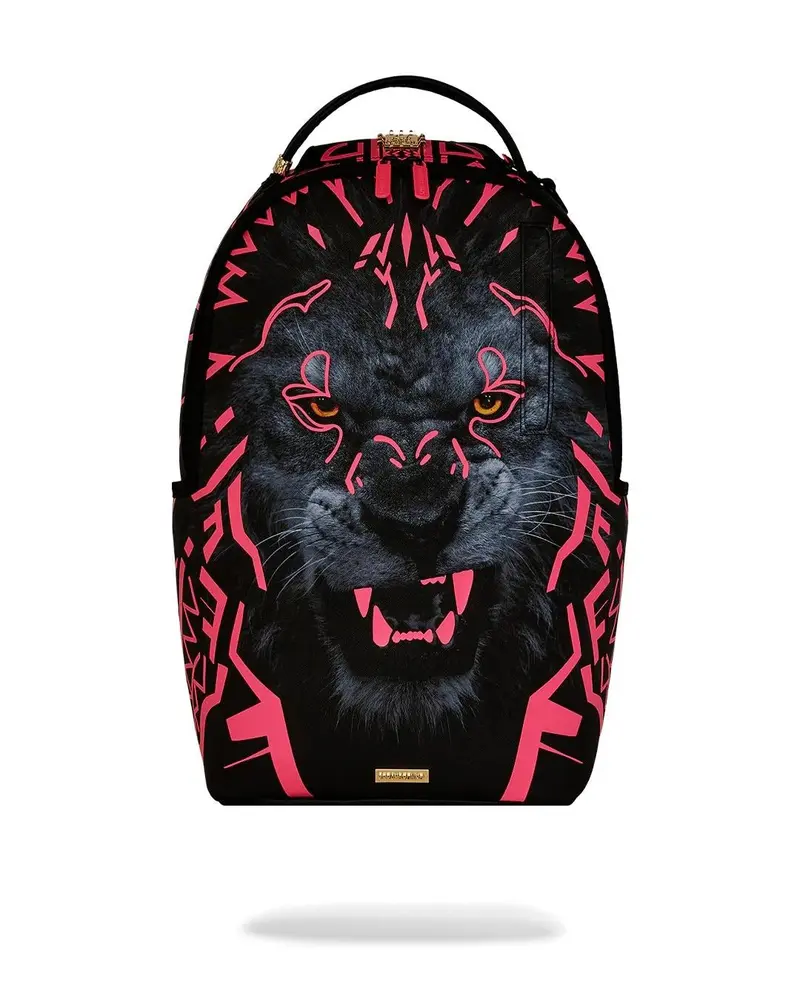SPRAYGROUND ZAINO AI LION NEON PINK B7716