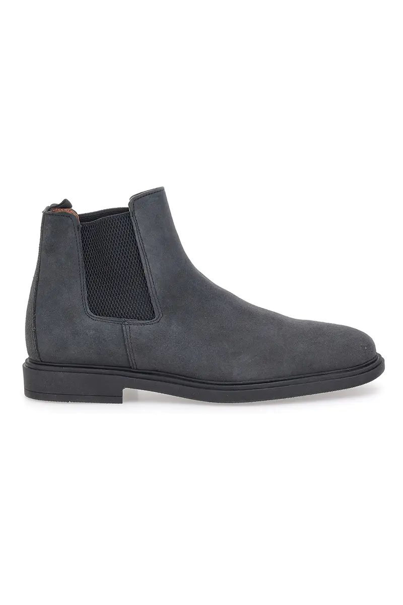 Stivaletti Beatles Grigi in Vera Pelle Laterali MAX DILLAN 6991