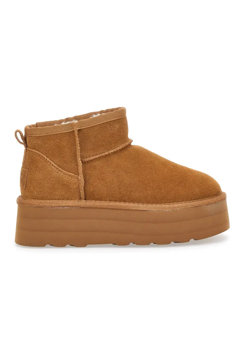 Stivaletti con Flatform Wow Pittarello 3166 Camel
