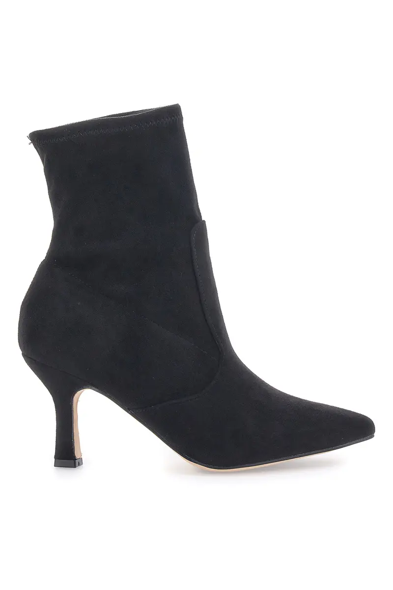 Stivaletti con Tacco e Punta Nero Pittarello Glam 1201