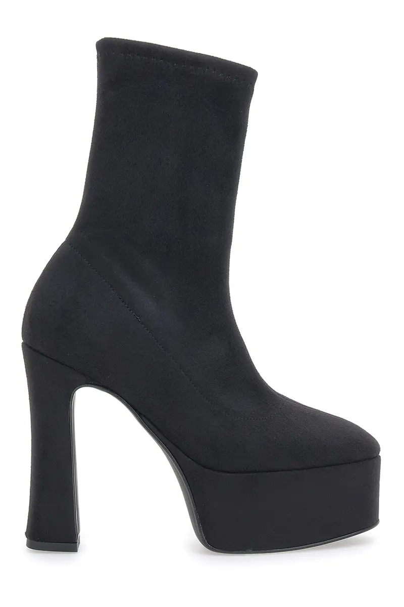 Stivaletti con Tacco Neri Pittarello Couture 281