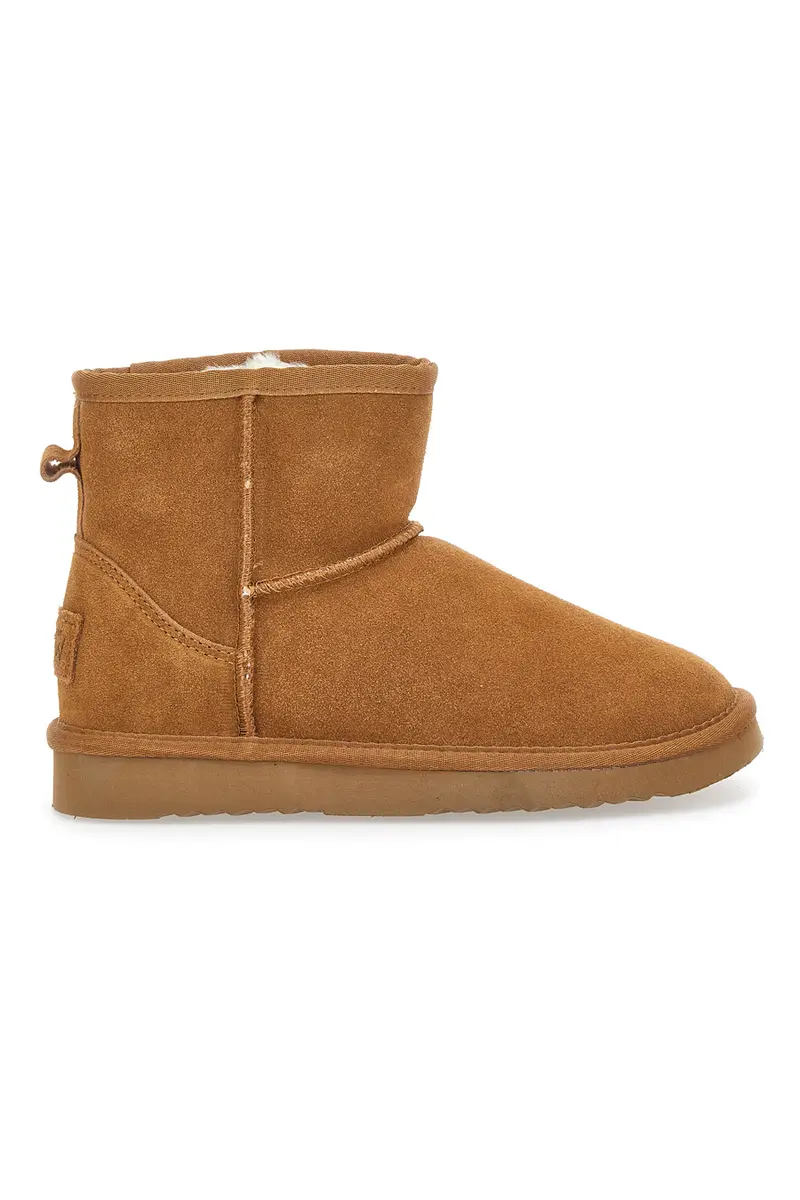 Stivaletti in Vera Pelle 3154 Camel