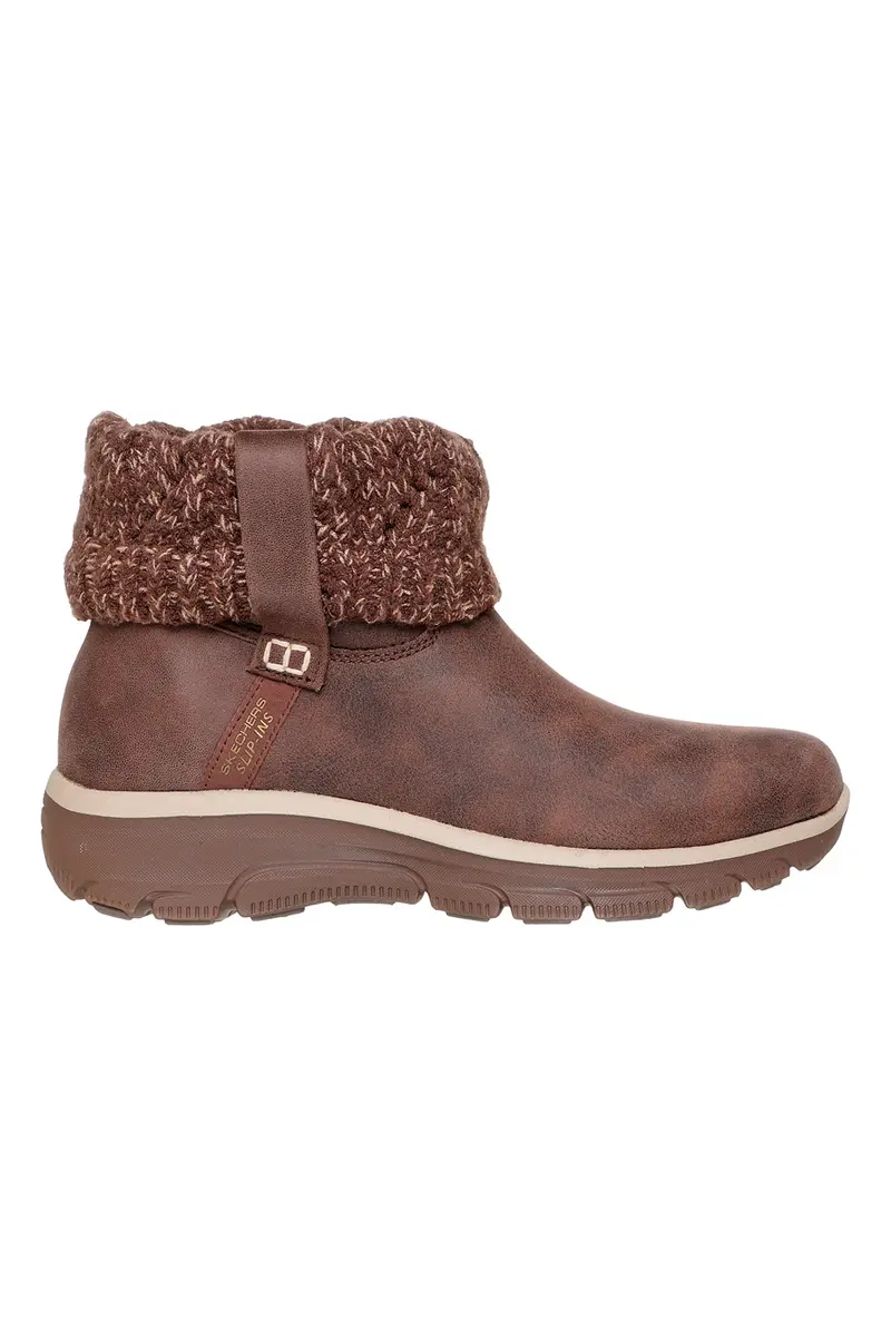 Stivaletti marroni slip-ins con Memory Foam Skechers EASY GOING COZY WEATHER 2