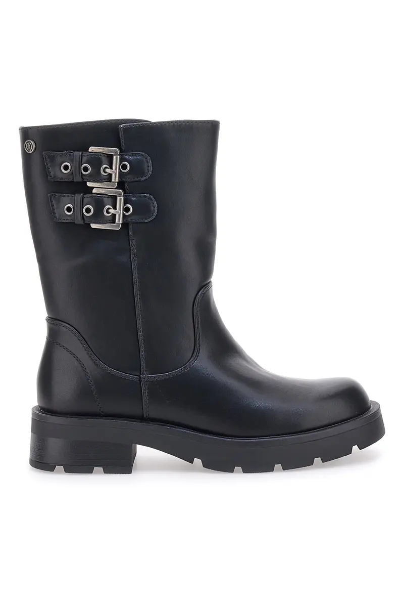 Stivaletti neri con fibbie PITTARELLO CAPSULE 24245 039