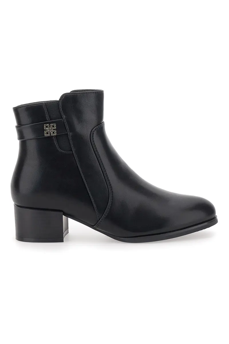 Stivaletti Neri Con Tacco a Blocco 4 cm Me & Me CDNYYONG98