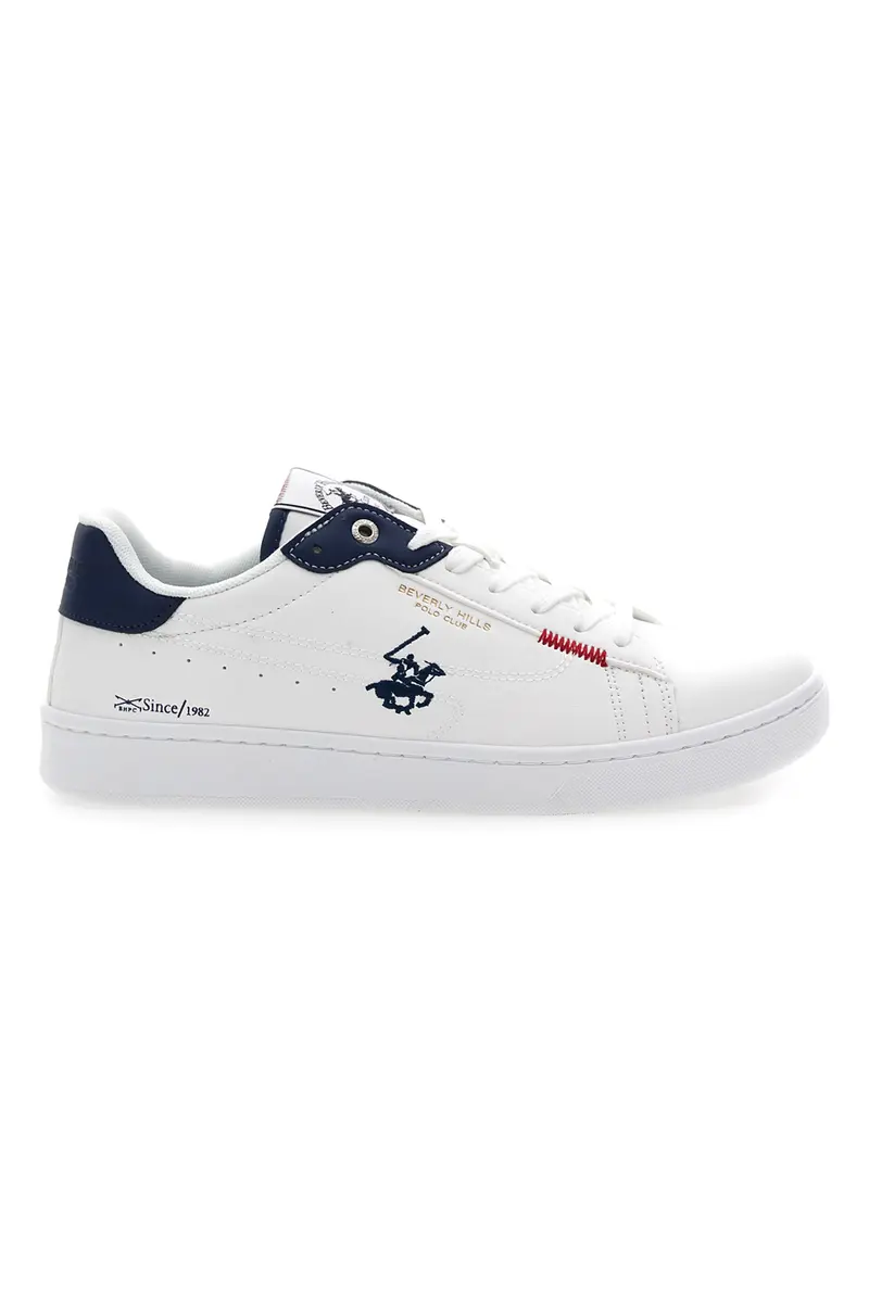 Stringate Bianche con Dettagli Blu BEVERLY HILLS POLO CLUB BHM514010