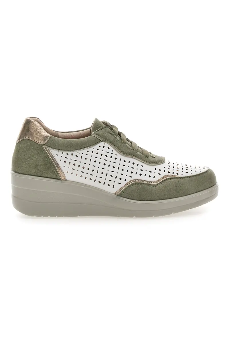 Stringate Marroni con Platform e Lacci Elastici PRIMA RIGA MDSS25T13