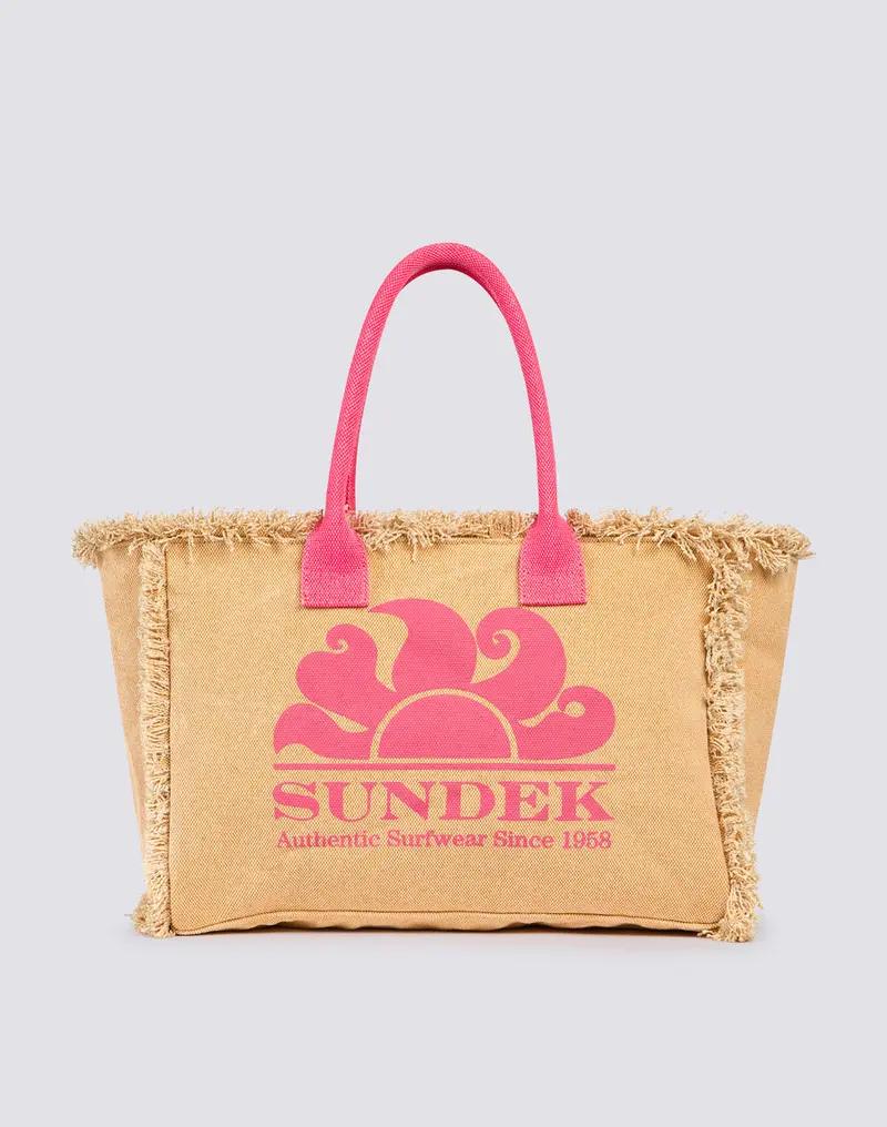 SUNDEK BORSA LOS ANGELES IN TELA CON LOGO AW908ABCA600 A7201
