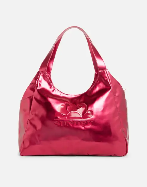 SUNDEK BORSA MARE CHEL CON LOGO AW417ABPU7LA 968LA