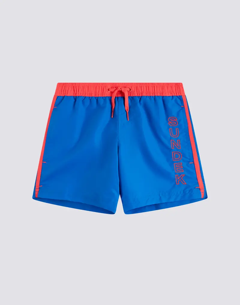 SUNDEK BOXER MARE CON SCRITTA LATERALE JR B732BDTA100 A2201