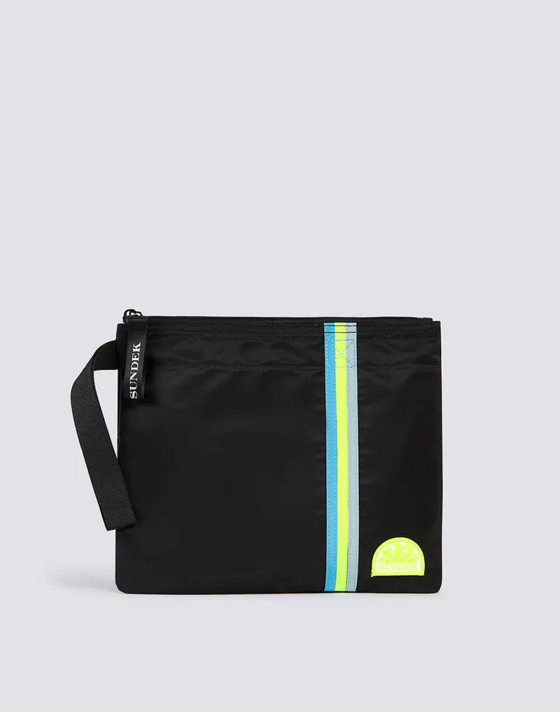 SUNDEK POCHETTE LUDVIG CON DETTAGLI ARCOBALENO AM377ABPS200 00435