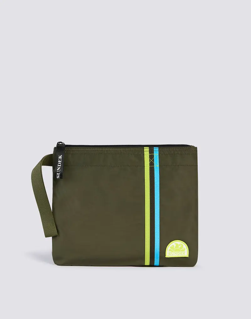 SUNDEK POCHETTE LUDVIG CON DETTAGLI ARCOBALENO AM377ABPS200 A5101