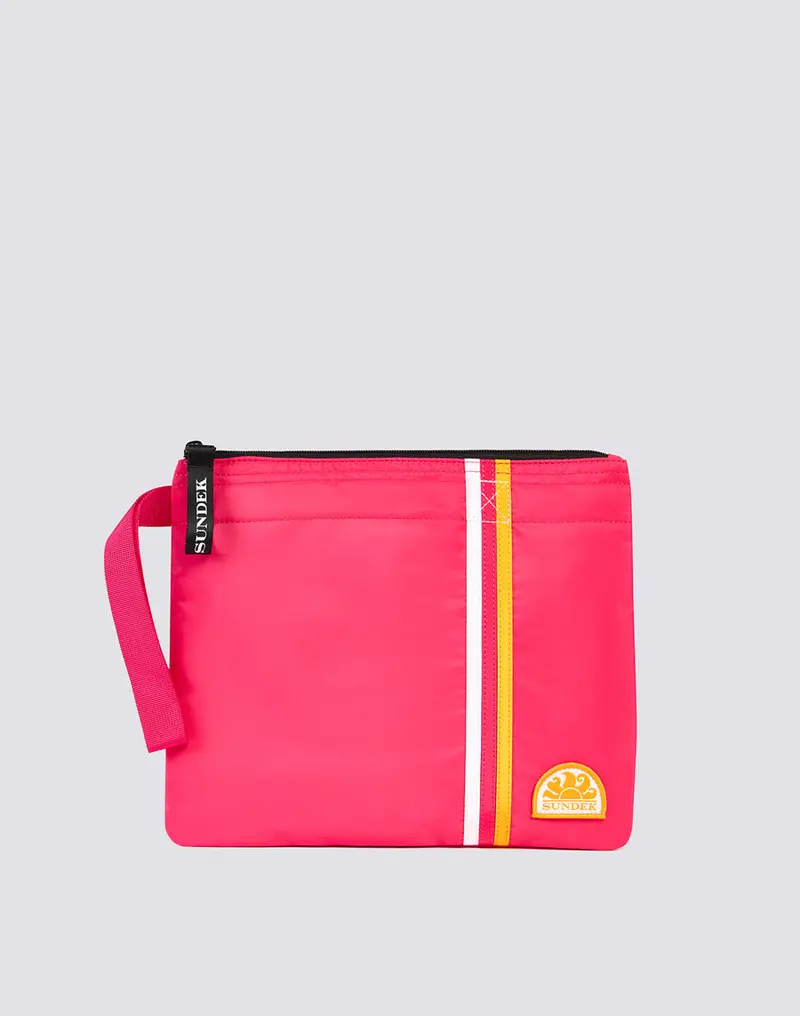 SUNDEK POCHETTE LUDVIG CON DETTAGLI ARCOBALENO AM377ABPS200 A7001