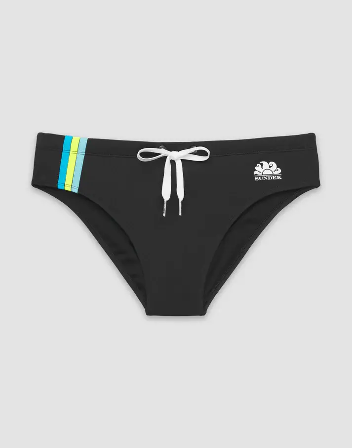 SUNDEK SLIP MARE CON BANDE FRONTALI A TRE COLORI UOMO M313SSL3000 00435