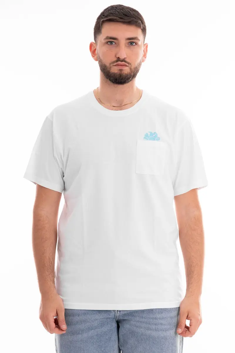 SUNDEK T-SHIRT CON LOGO SU TASCHINO UOMO M609TEJ7800 00601