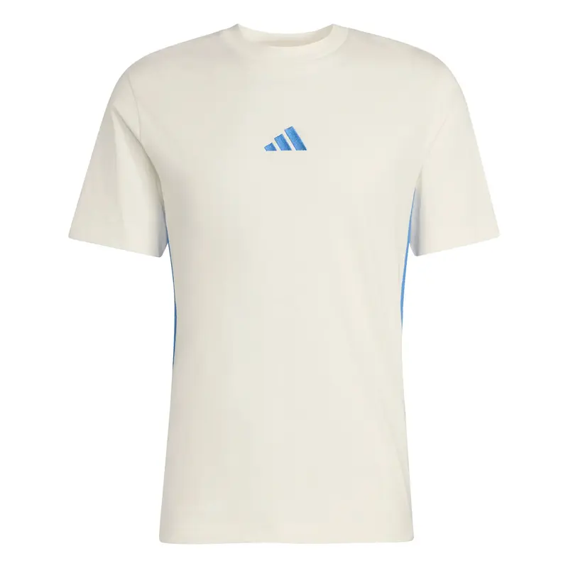 T-SHIRT ADIDAS ADICOLOR CLASSICS 3-STRIPES BIANCA E AZZURRA
