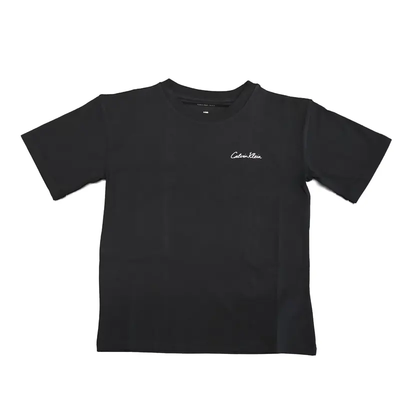 T-SHIRT CALVIN KLEIN JEANS UNISEX CON LOGO RICAMATO NERA