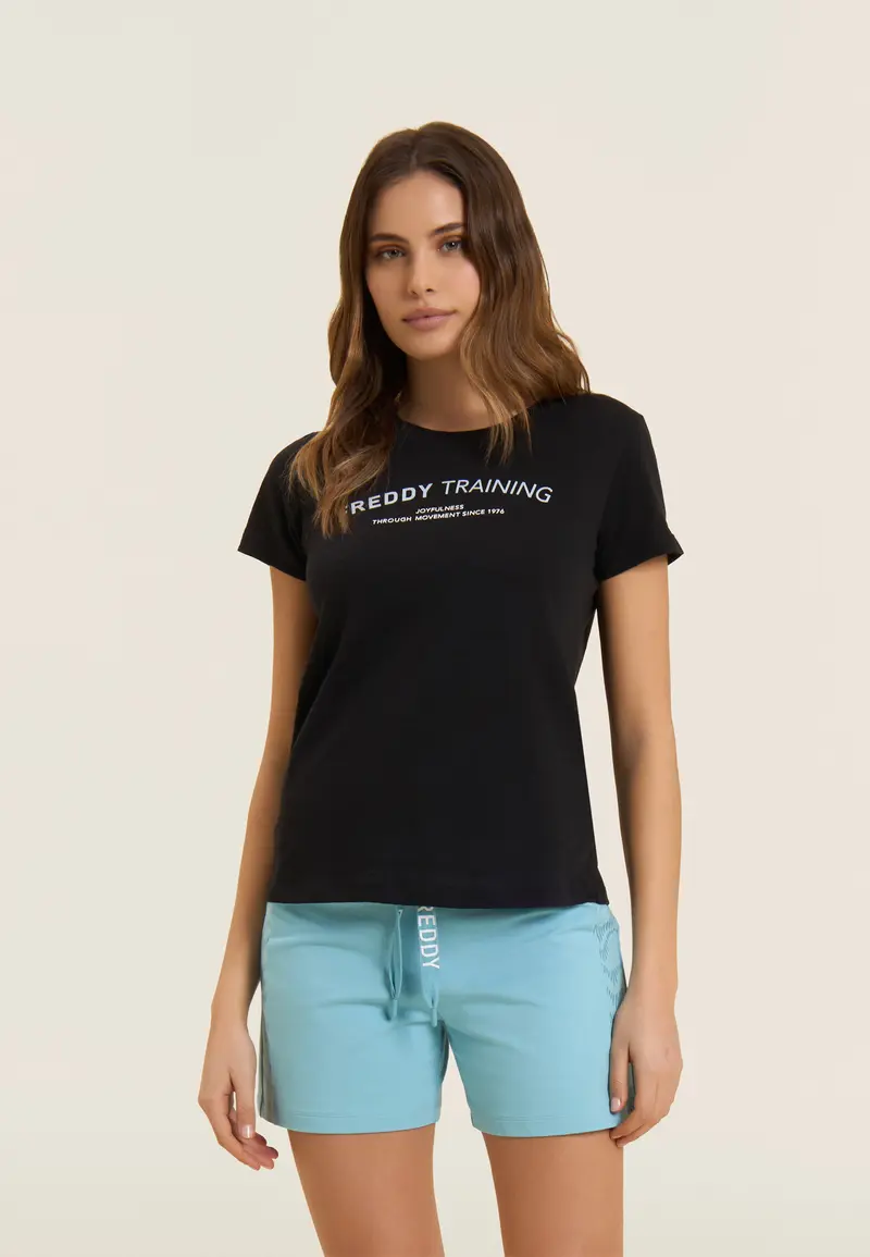 T-shirt “FREDDY TRAINING” in Jersey Fiammato